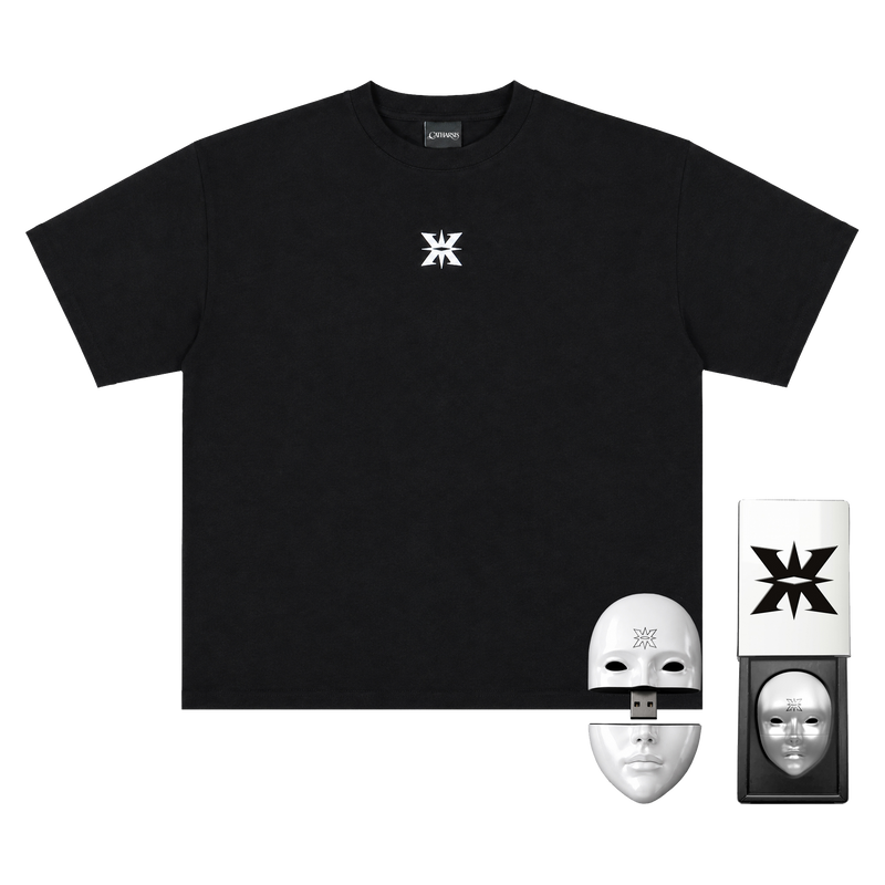 CATHARSIS USB Stick & Black Tee Bundle