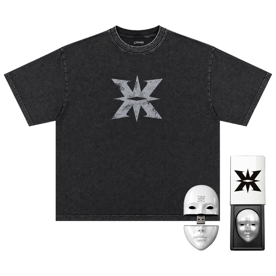 CATHARSIS USB Stick & Washed Tee Bundle