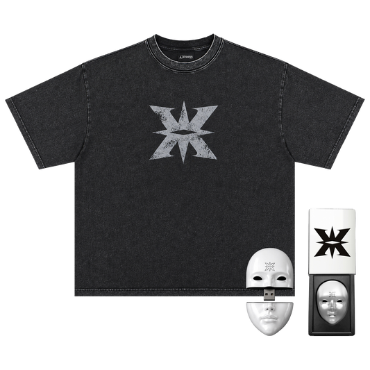 CATHARSIS USB Stick & Washed Tee Bundle by KUKO — product view 1